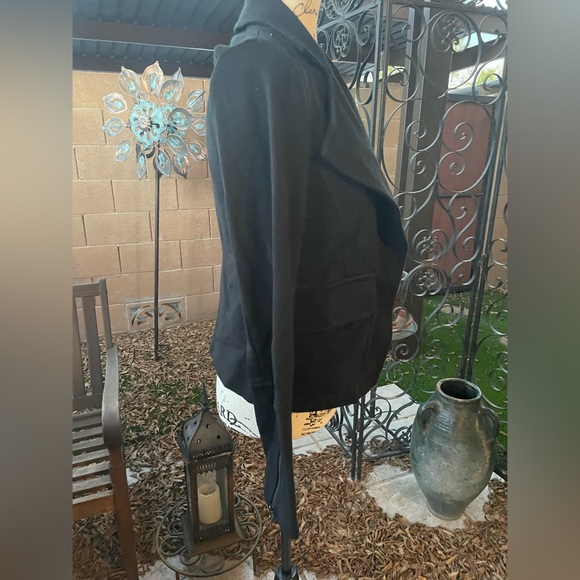 Anthropologie Delicate Ribbed Texture with Zippers on Long Sleeves Blazer XS - Picture 6 of 16